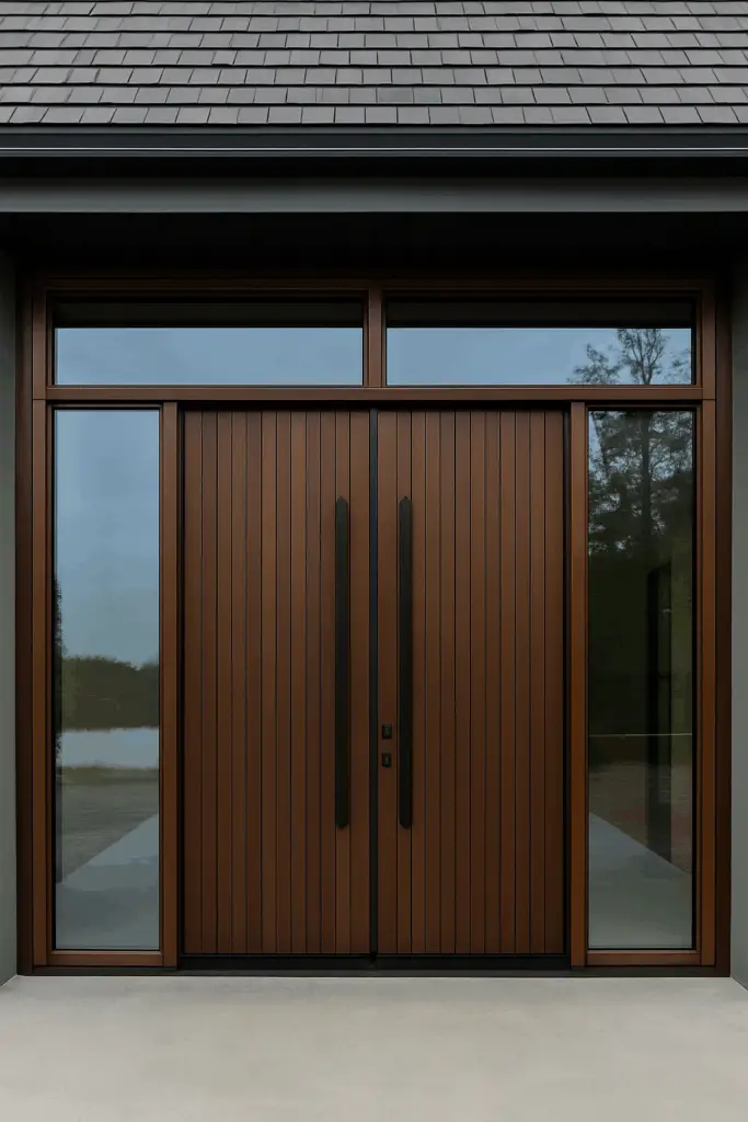 Modern solid wood doors